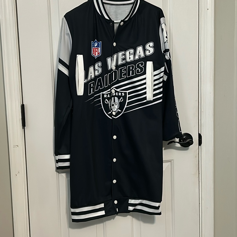 Las Vegas Raiders button up dress